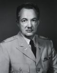 Black and white portrait of Frank B. Rogers in military uniform.