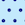 The Lounge Map Key - light blue background with dark blue polka dots.