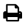 Printer Map Icon - black and white printer