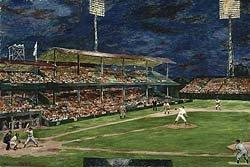 Night Baseball print by Marjorie Phillips