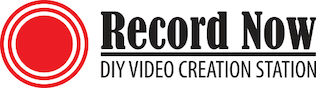 RecordNow Studio black and red logo