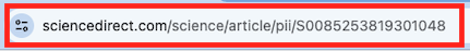 ScienceDirect URL