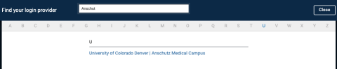 Find your login provider search for Anschutz bringing up the Strauss Library link.