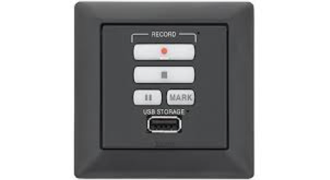 Record Now Studio control panel.