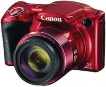 Canon powershot digital camera in red